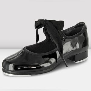 Bloch Childrens Annie Tyette Tap Shoes *Good condition* Little Girl Size 13.5 M